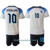 Conjunto (Camiseta+Pantalón Corto) Inglaterra Raheem Sterling 10 Primera Equipación Mundial 2022 - Niño